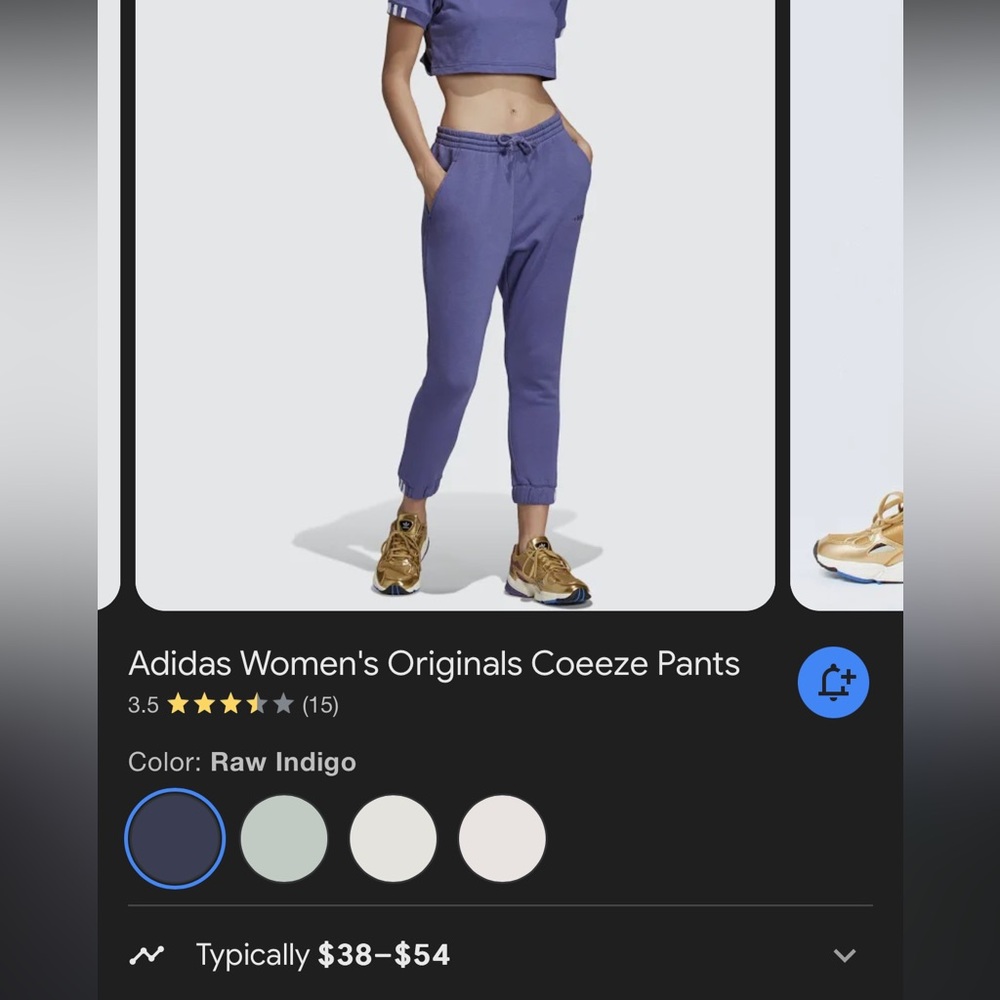 brand new adidas women’s capri sweats